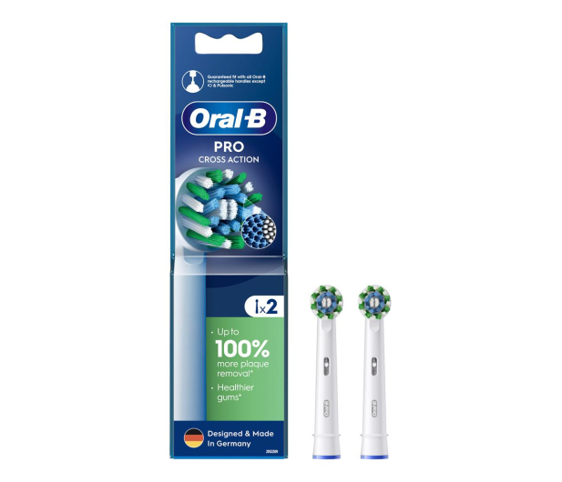 Oral-B Końcówki do szczoteczki ORAL-B Cross Action EB50RX (2 szt.) - 1225904 - zdjęcie
